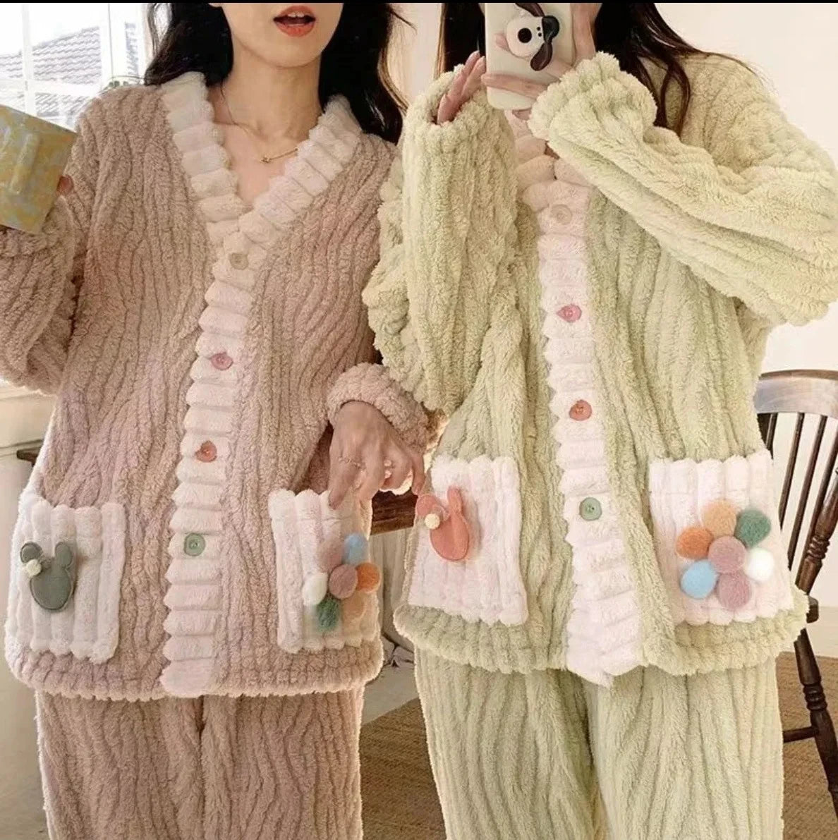 Kawaii Winter Pajama Set
