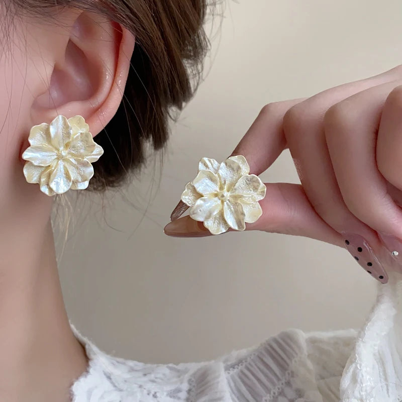 Camellia Petal Earrings