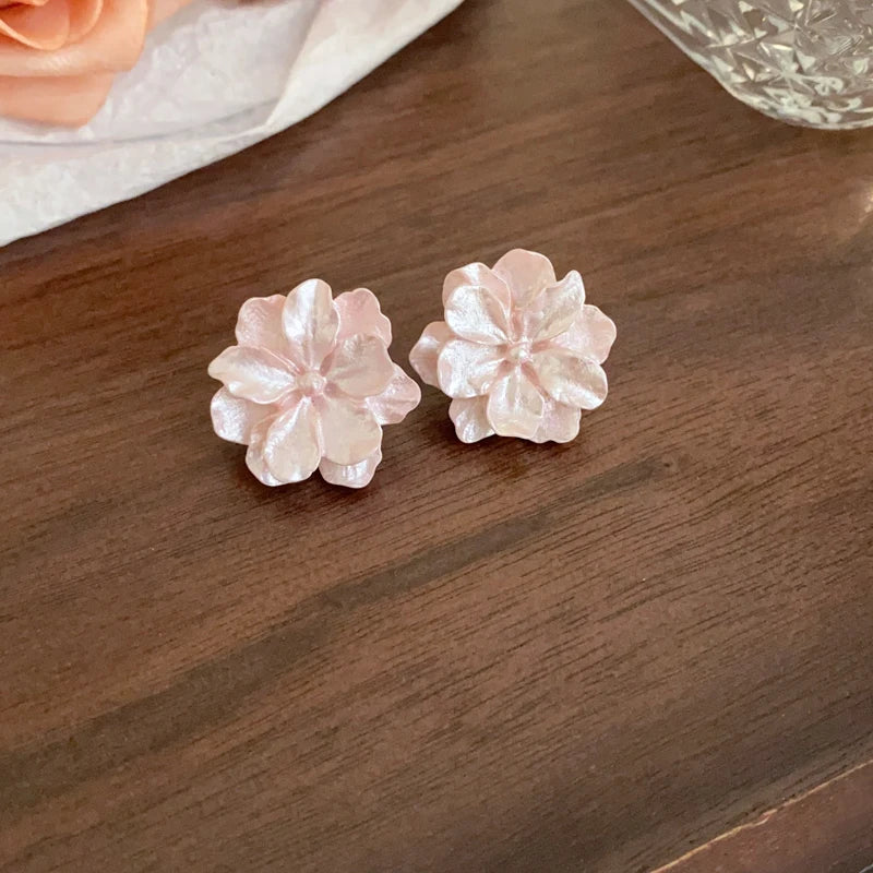 Camellia Petal Earrings