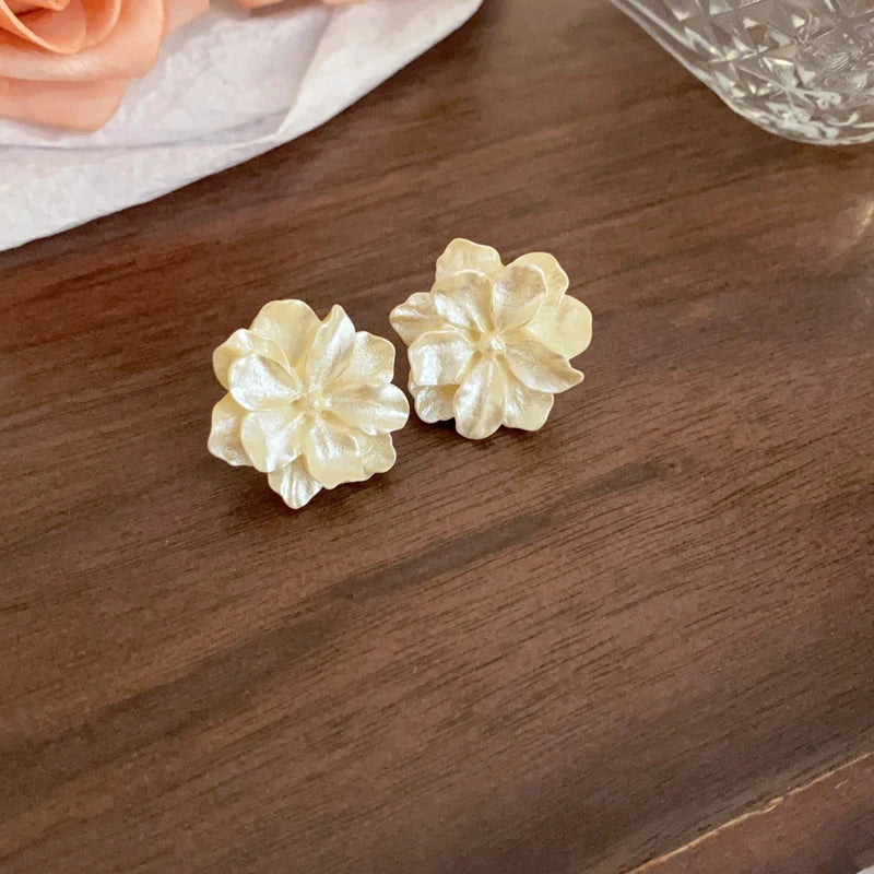 Camellia Petal Earrings