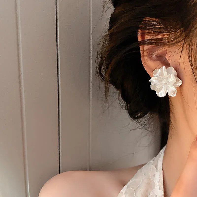 Camellia Petal Earrings