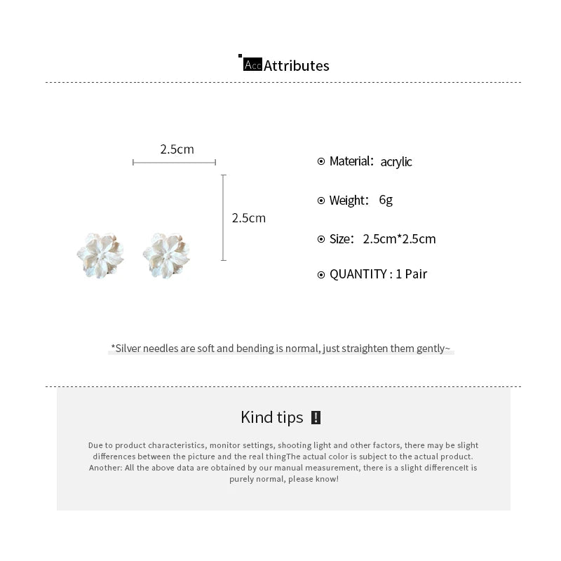 Camellia Petal Earrings